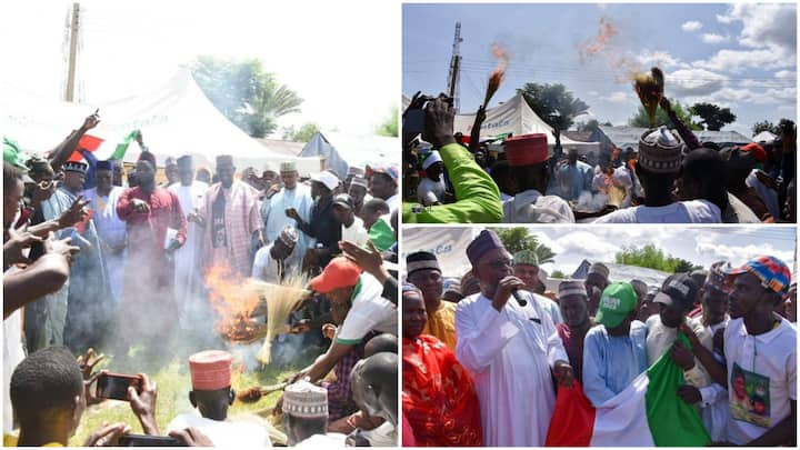 Elections in 2023: Tinubu and the APC are in trouble as prominent supporters burn brooms and switch to the PDP.